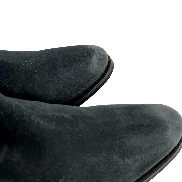 Matisse Gunslinger Blue Suede Block Heel Boots Size 7.5M EUC - Picture 6 of 15